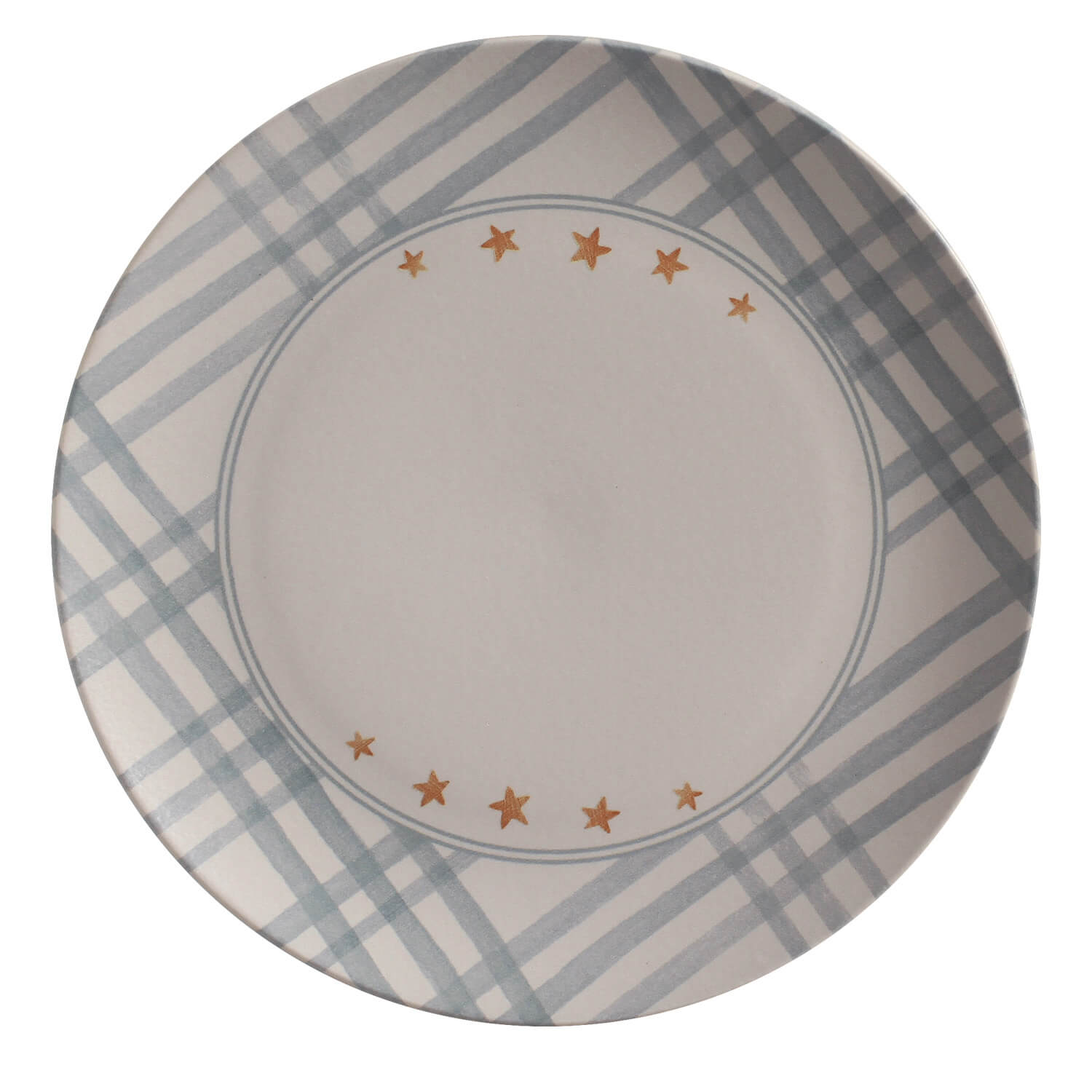 Conjunto com 6 Pratos Raso Coup Stoneware Expresso Polar Ø26cm