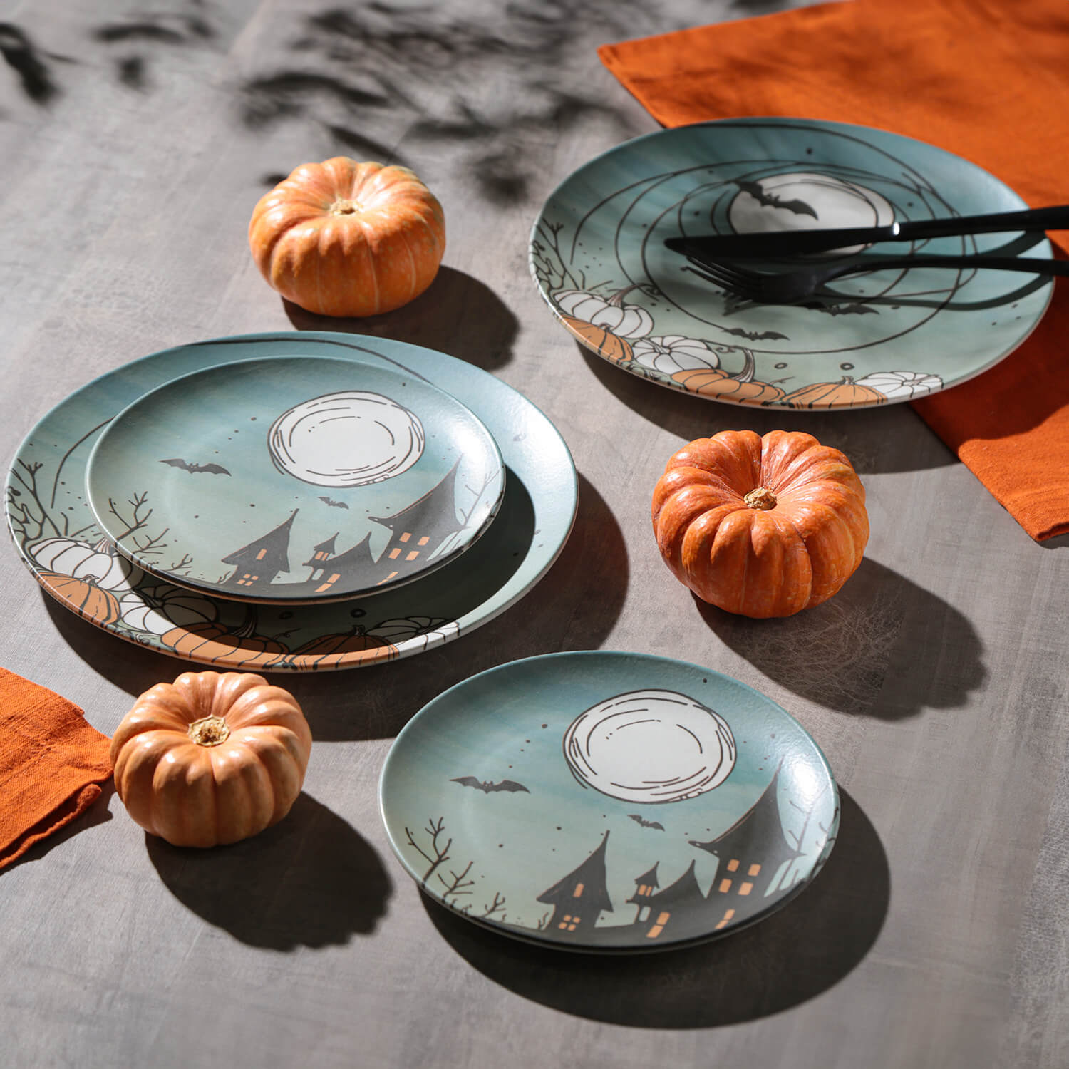 Conjunto com 6 Pratos de Sobremesa Coup Stoneware Full Moon Ø19,4cm - Imagem 3