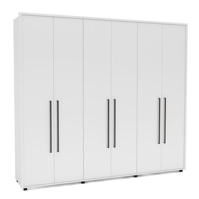 Guarda-Roupa-Casal-Coimbra-6-Portas-6-Gavetas-Branco