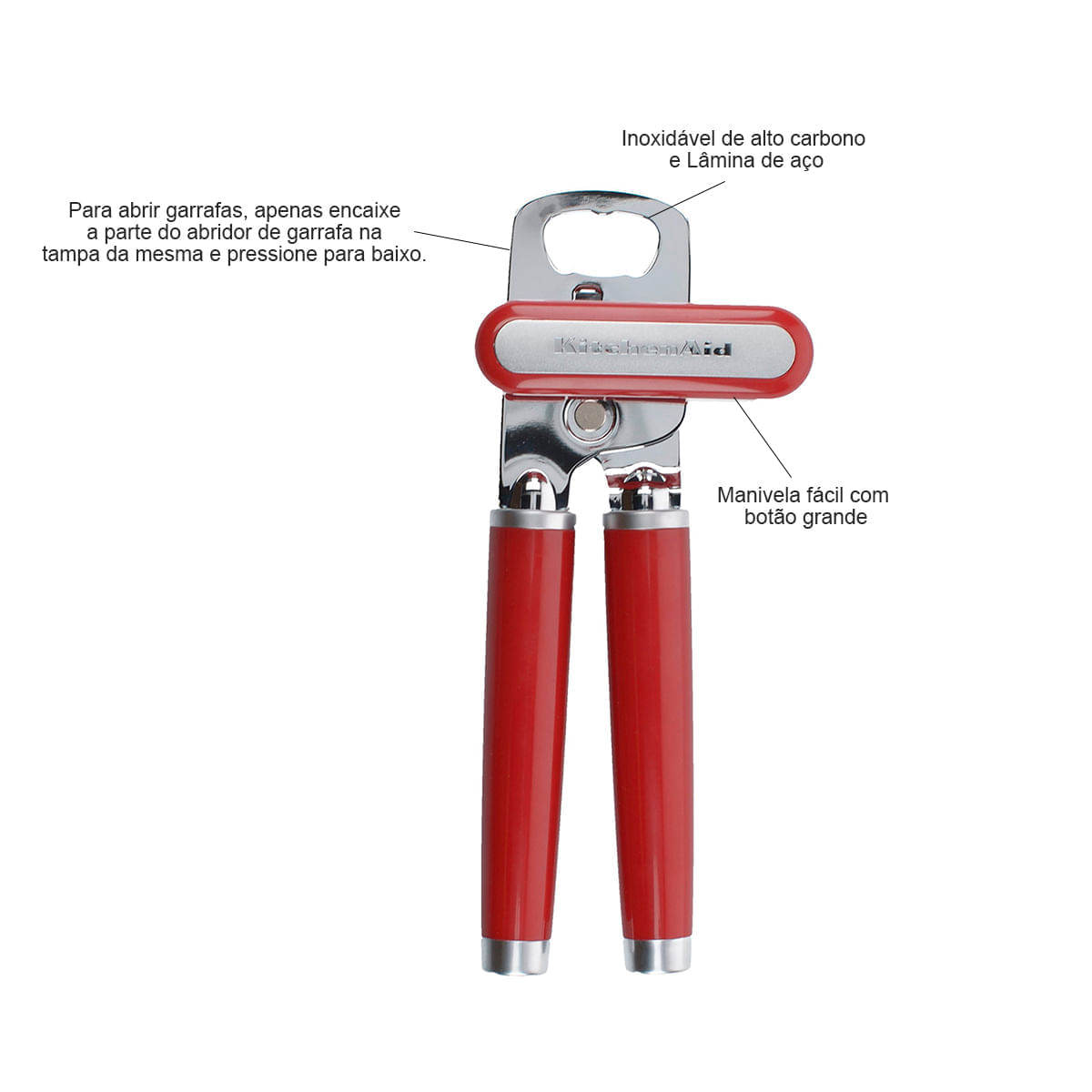 Abridor de Latas e Garrafas Multiuso Kitchenaid - Imagem 9