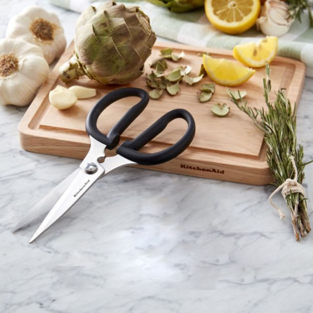 Tesoura Para Aves Peixe Legumes Carnes Cozinha Kitchenaid - Imagem 2