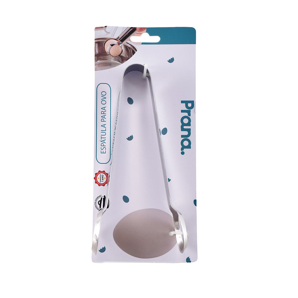 Kit Pinça Pegadora para Ovos e Timer Temporizador Ovo Prana - Imagem 6