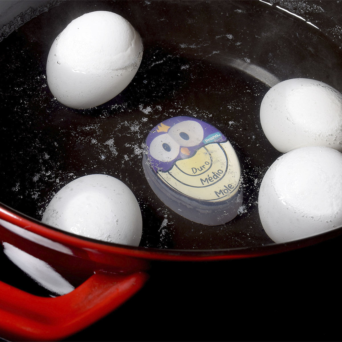 Kit Pinça Pegadora para Ovos e Timer Temporizador Ovo Prana - Imagem 3