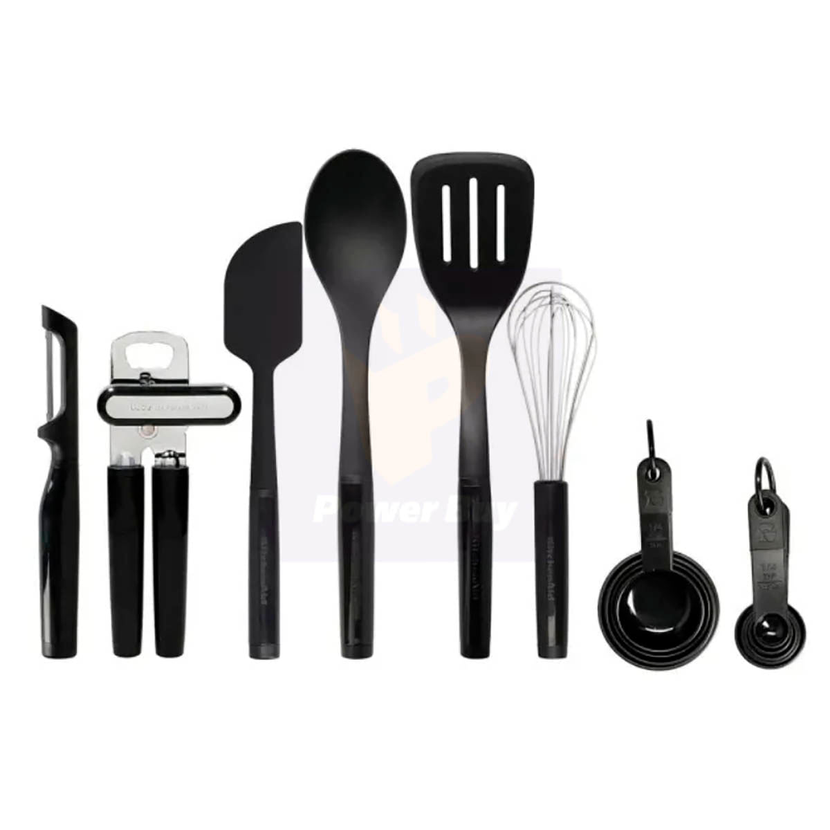 Conjunto Utensílios de Cozinha Preto 15 Peças KitchenAid
