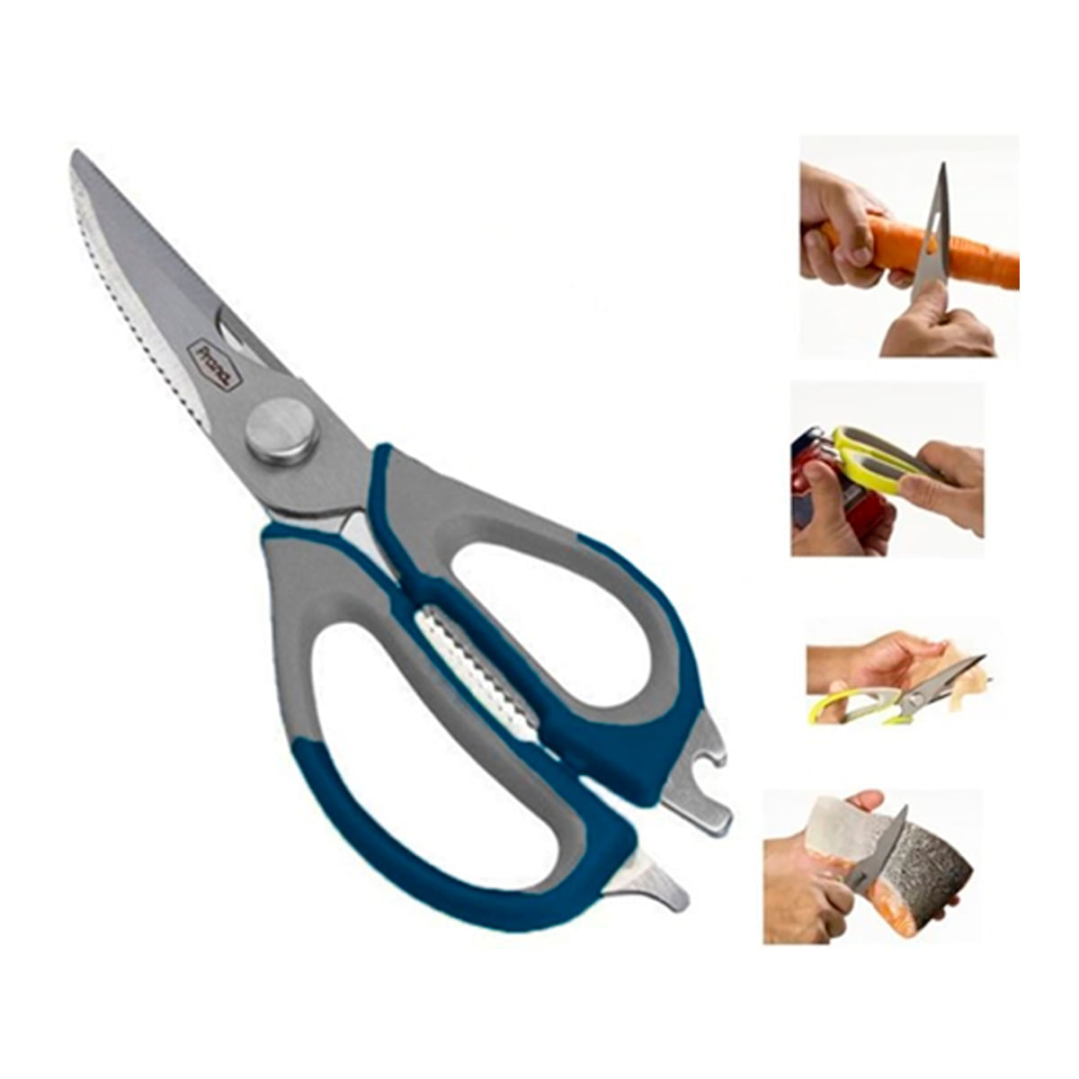 Kit Peixe Panela Wok Grelha Tesoura Borrifador Spray Prana - Imagem 4