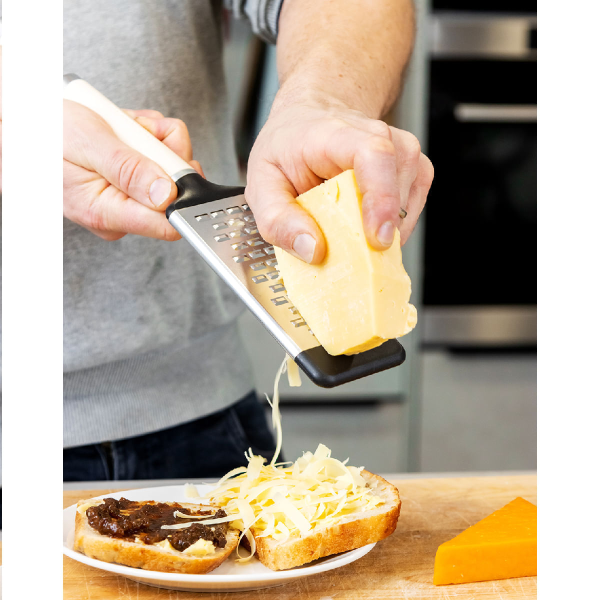 Ralador Zester Grosso Raspas Cozinha Luxo Creme KitchenAid - Imagem 2