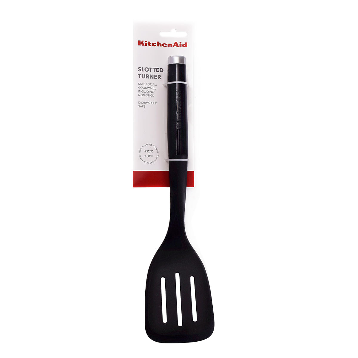 Espátula Perfurada 35cm New Generation Preto KitchenAid - Imagem 2