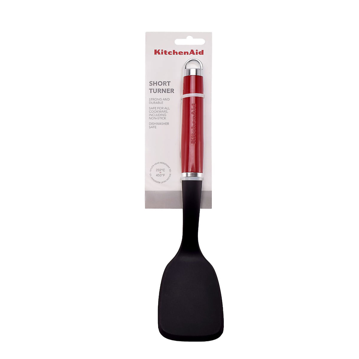 Espátula de Nylon Cozinha Com Alça Vermelho KitchenAid - Imagem 2