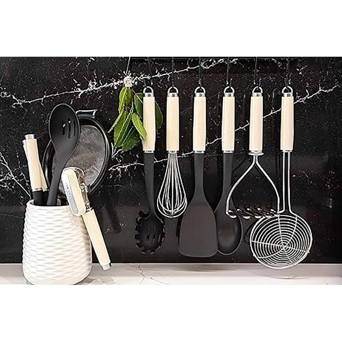 Concha de Nylon com Alça Sopa Cozinha Creme KitchenAid - Imagem 4