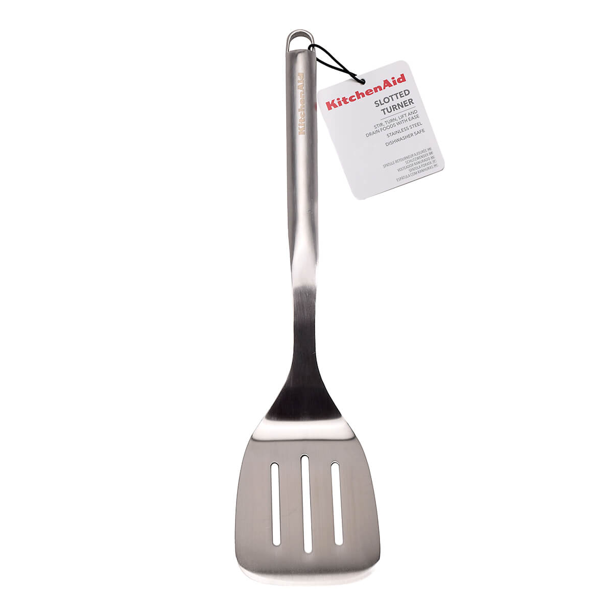 Espátula Perfurada Premium de Aço Inox com Alça KitchenAid