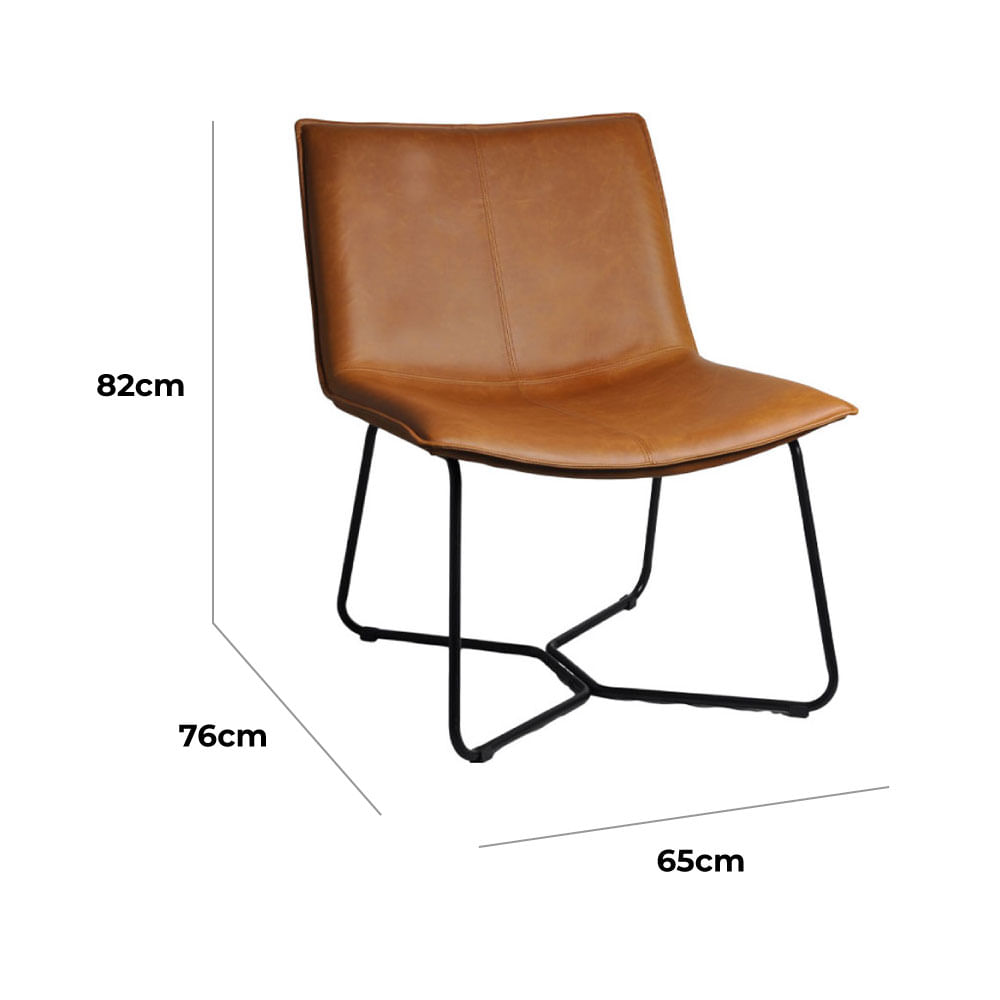 Poltrona Bibiana Caramelo - Imagem 3