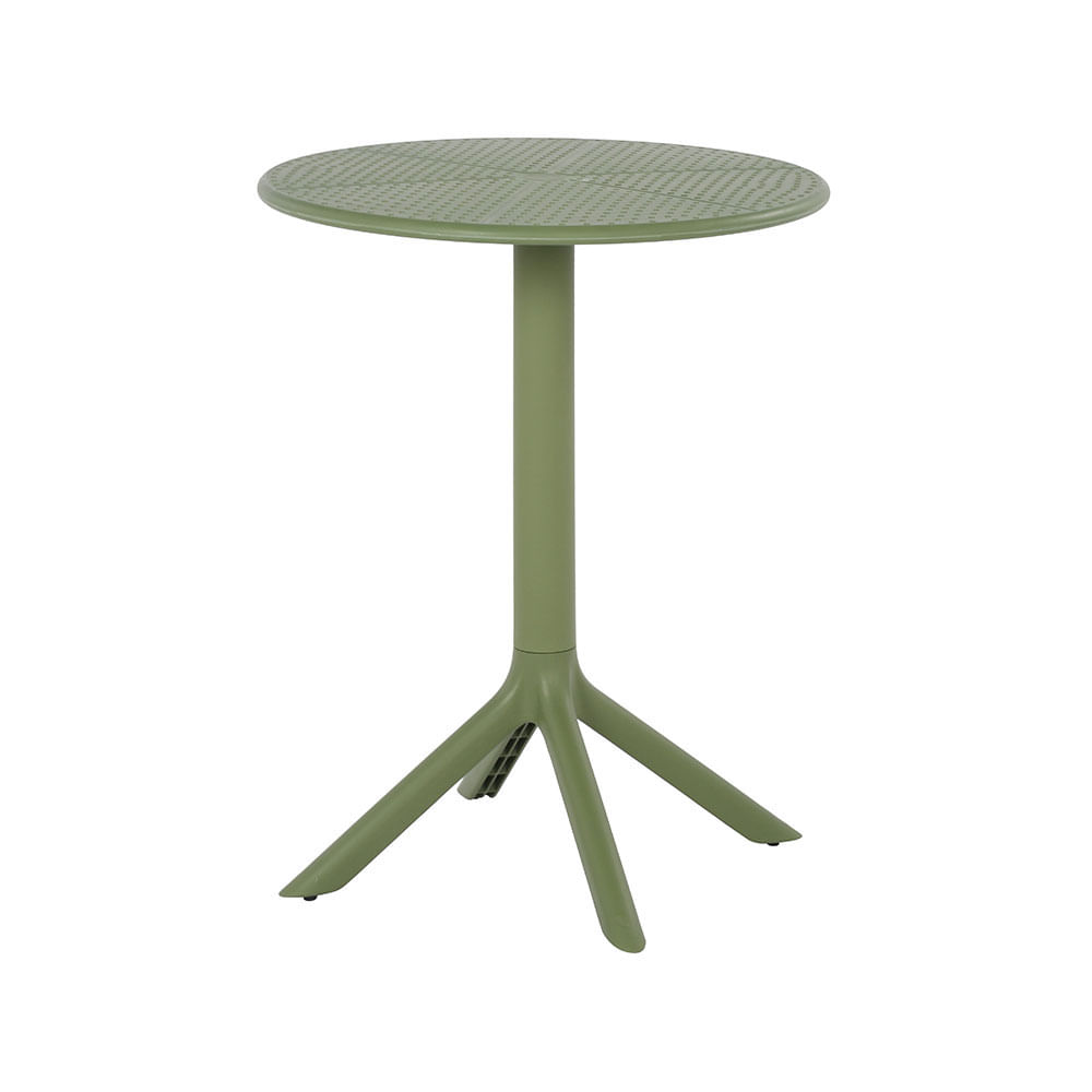 Mesa de Jantar Drops Redonda para Área Externa Verde - 60cm