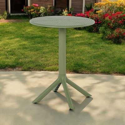 Mesa-de-Jantar-Drops-Redonda-para-Area-Externa-Verde-60cm