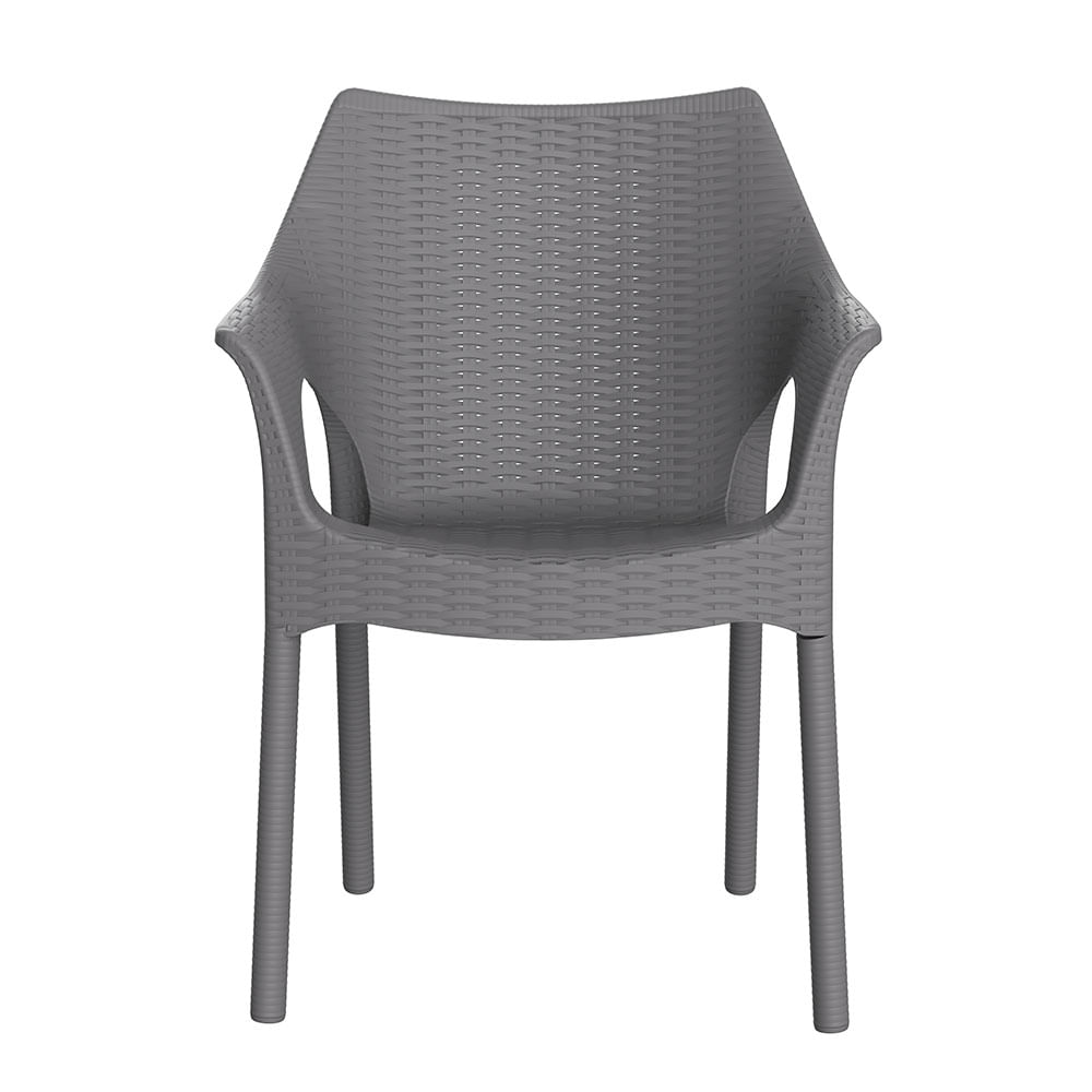 Cadeira Relic em Polipropileno Cinza - Imagem 3