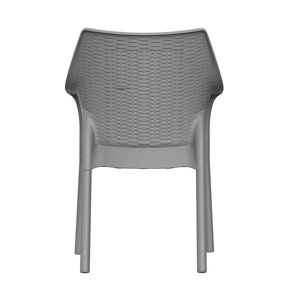 Cadeira Relic em Polipropileno Cinza - Imagem 5
