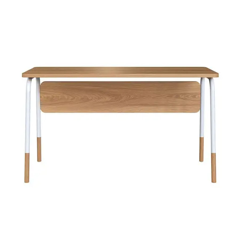 Mesa Escrivaninha Flexus Hanover e Branca 1,36m - Imagem 2