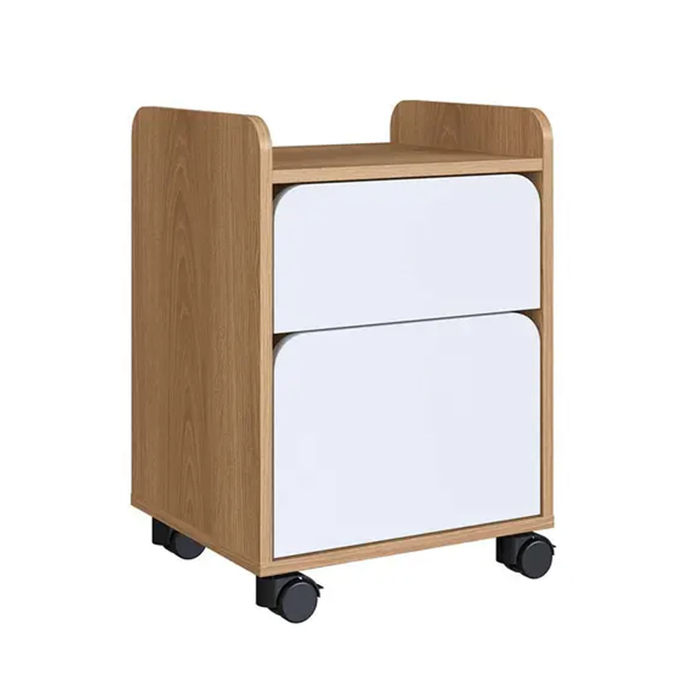 Gaveteiro Flexus com 2 Gavetas Hanover e Branco