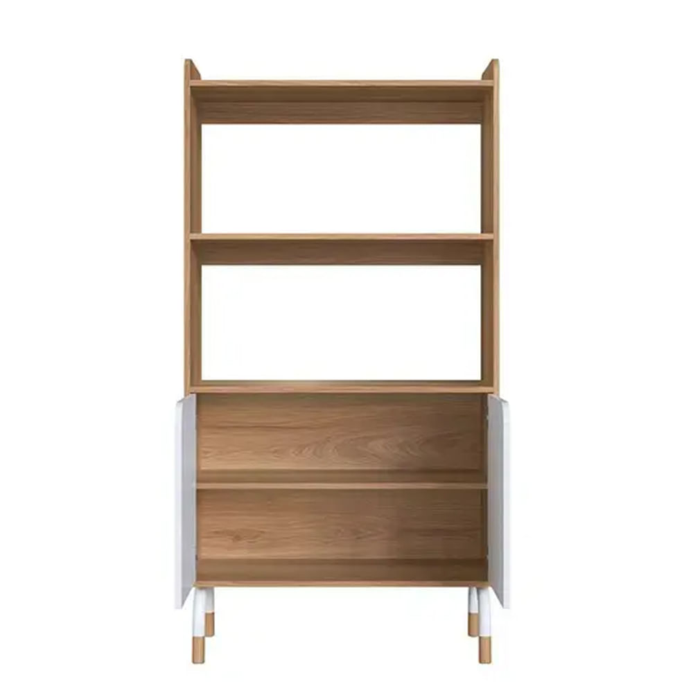 Armário Alto Flexus Home com 2 Portas Hanover e Branco - Imagem 3