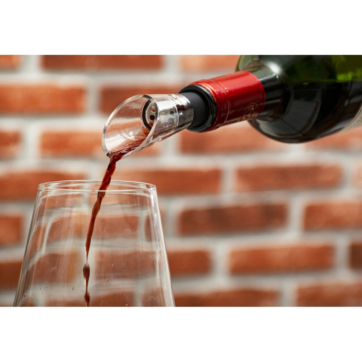 Kit Vinho Aerador Corta Lacre Resfriador e Cooler Gel Prana - Imagem 5