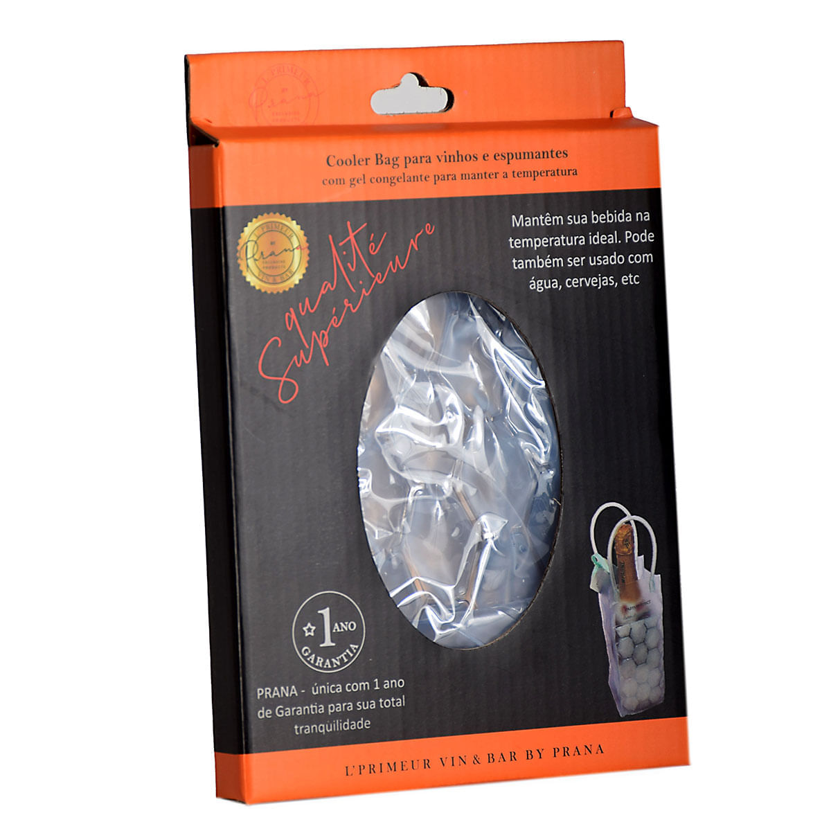 Kit Vinho Aerador Corta Gotas Bastão Resfriador e Cooler Gel - Imagem 7