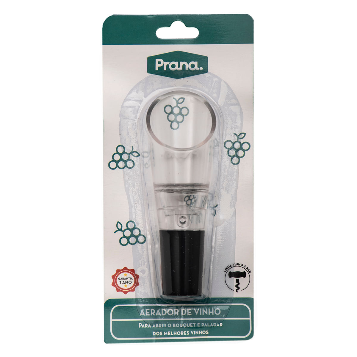 Aerador Oxigenador de Vinhos Universal Profissional Prana - Imagem 6
