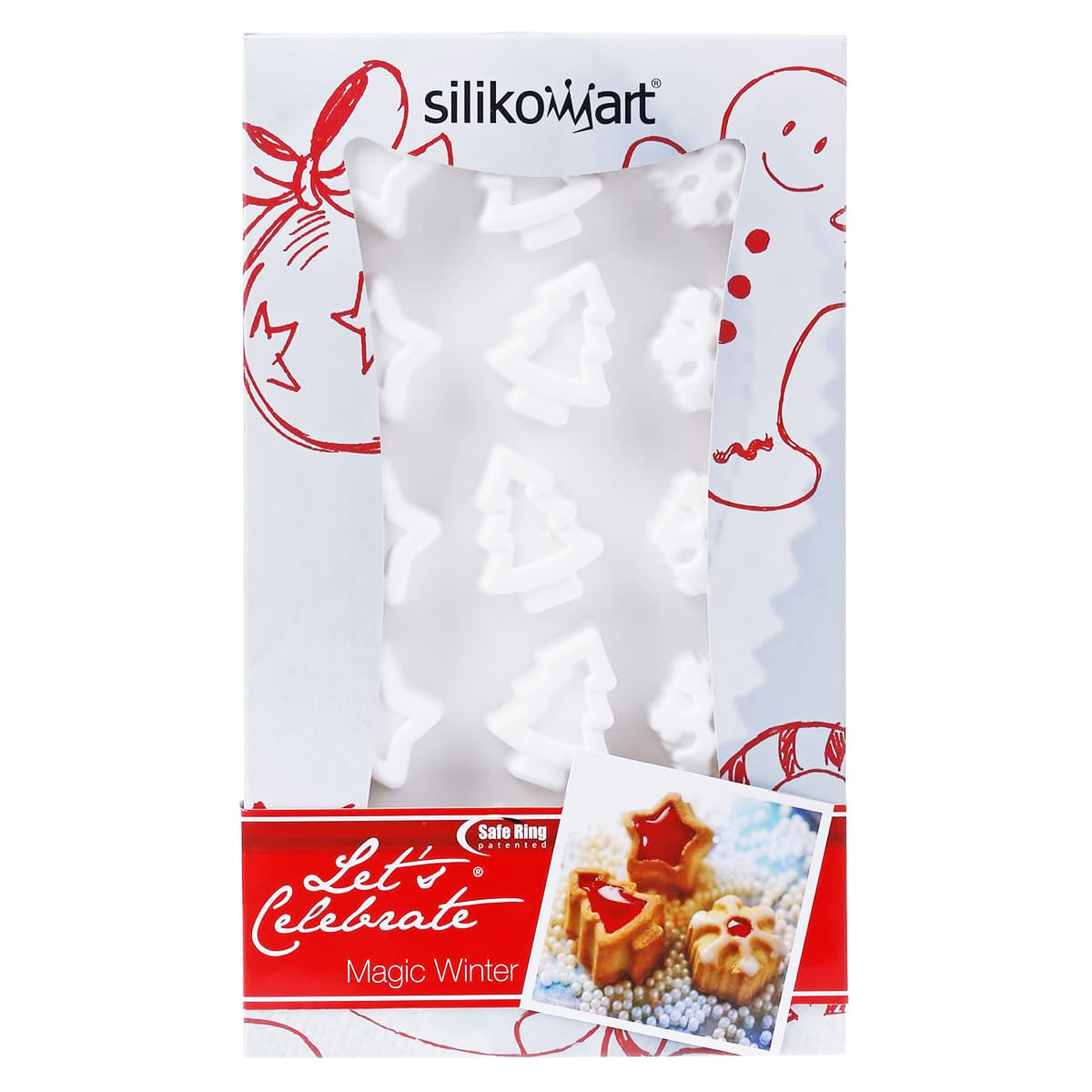 Molde de Silicone Natalino Chocolate Doce Natal Silikomart - Imagem 5
