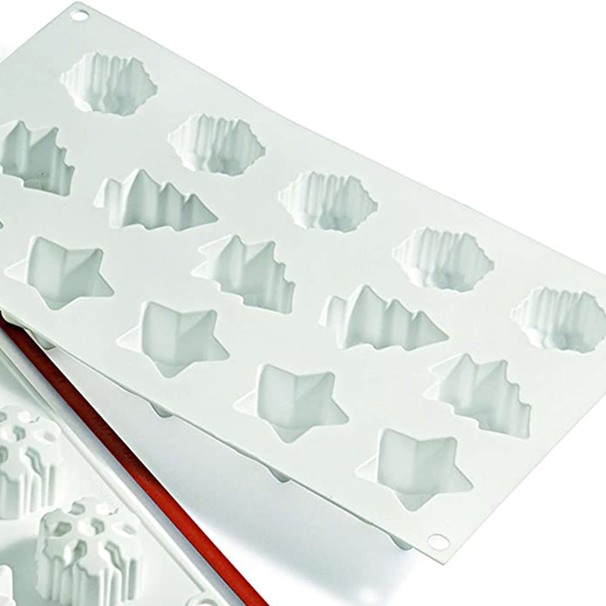 Molde de Silicone Natalino Chocolate Doce Natal Silikomart - Imagem 4