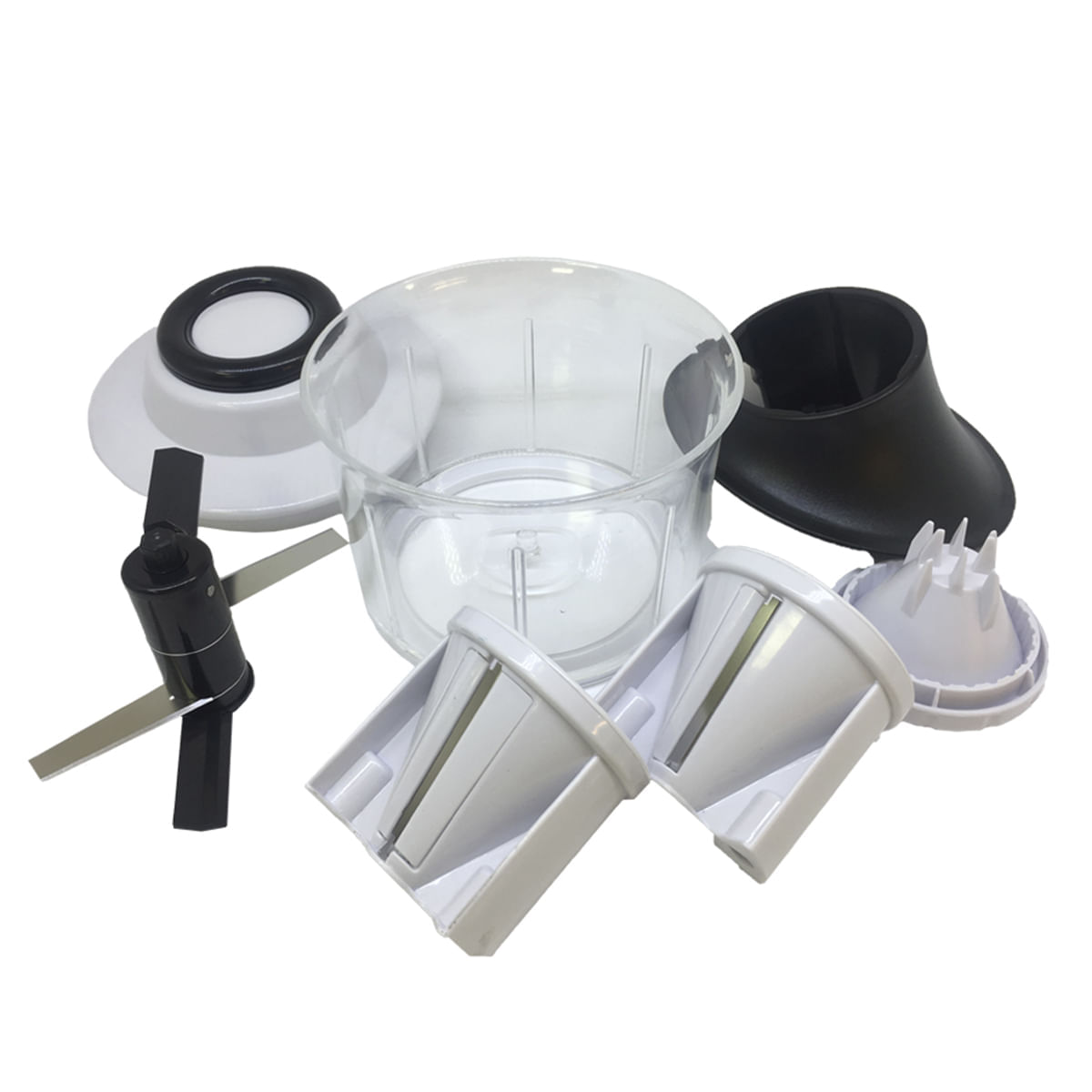 Processador de Alimentos 2 em 1 Moedor Alho Manual Prana - Imagem 3