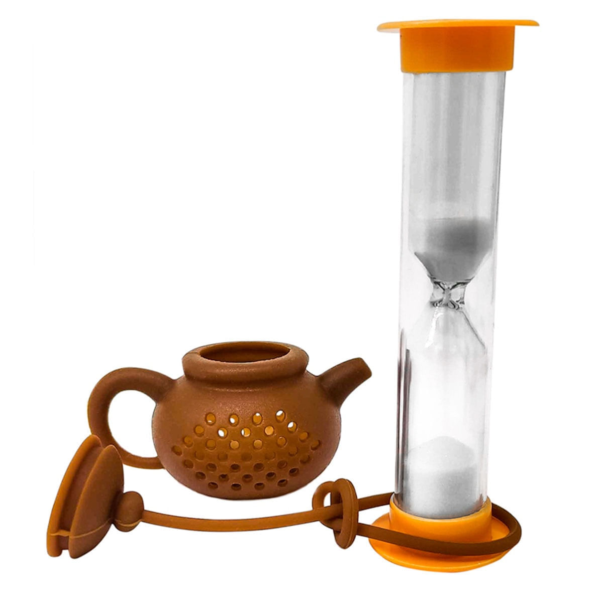 Kit Xícara Com Aquecedor USB Infusor Chá Estilo Timer Prana - Imagem 4