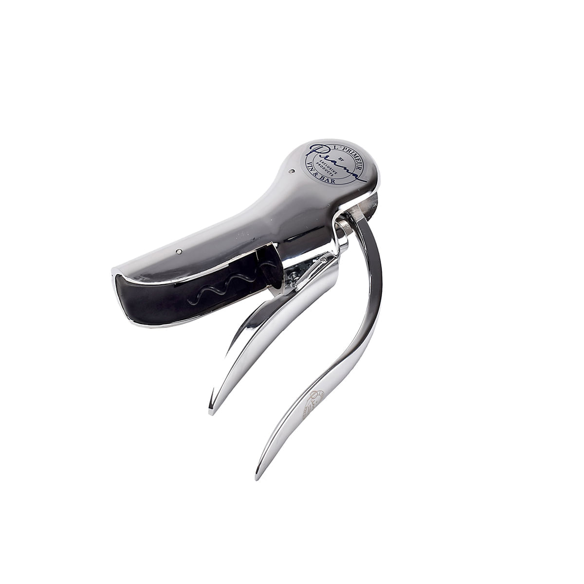 Saca Rolhas Cromado Vinho Abridor Garrafa L'Primeur Prana - Imagem 2