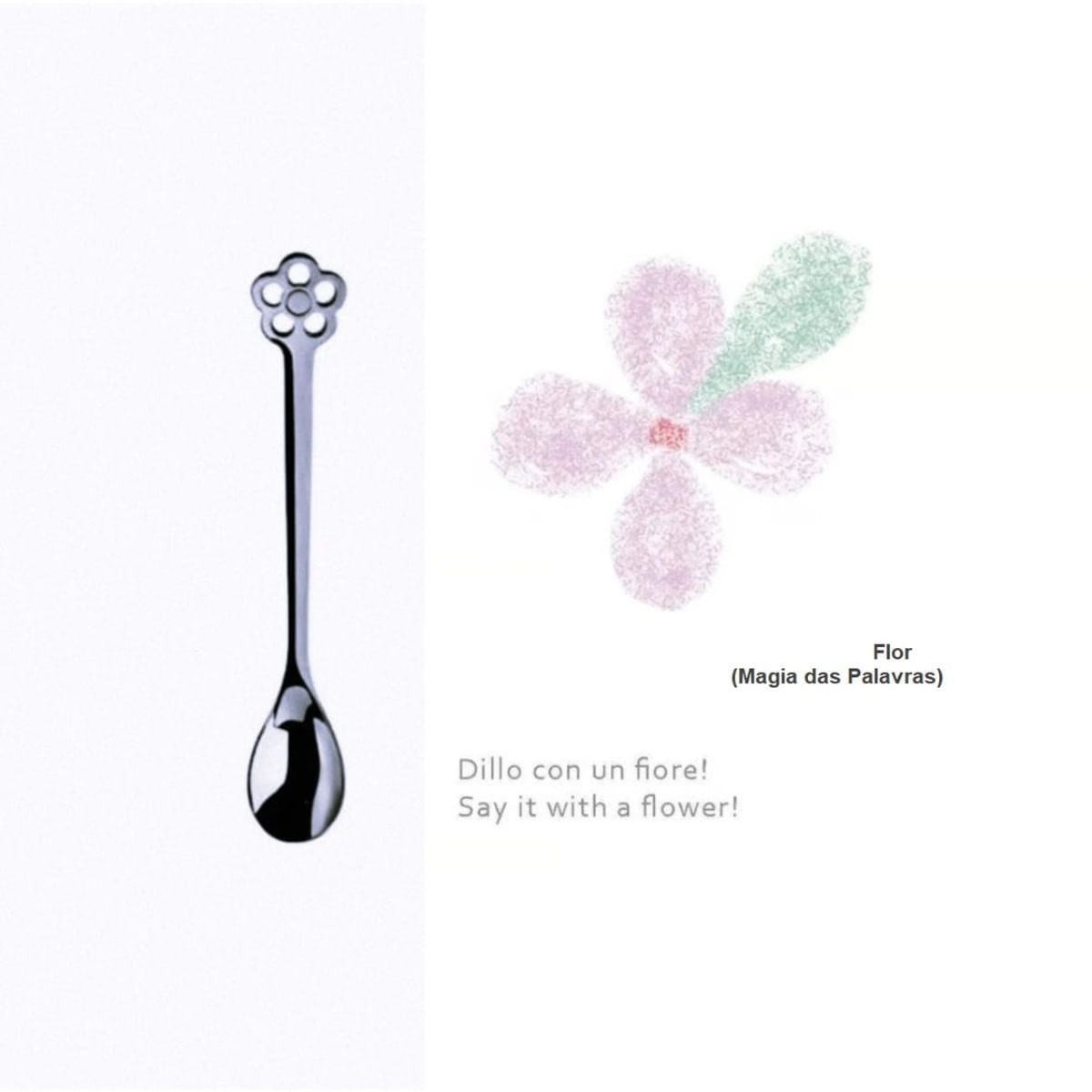 Conjunto 6 Colheres da Sorte Café Moka Prata Kiss Bugatti - Imagem 3