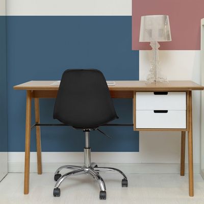 Cadeira-Joly-Preta-Base-Rodizio-Cromado