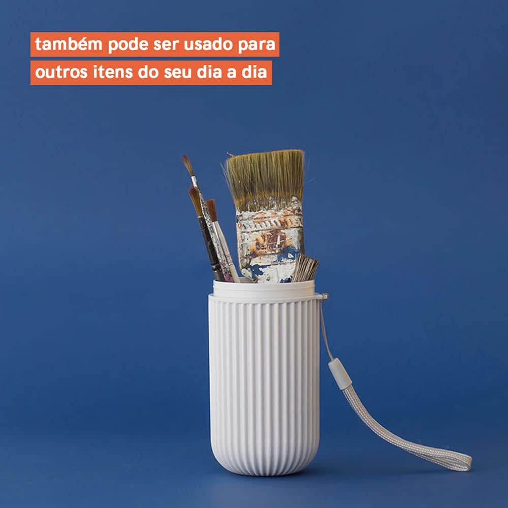 Estojo Multiuso para Viagem Cinza Oikos - Imagem 3