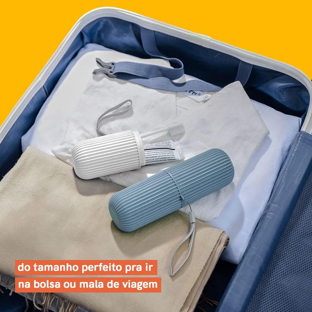 Estojo Multiuso para Viagem Cinza Oikos - Imagem 4