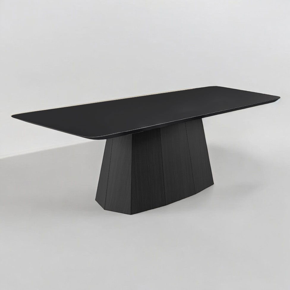 Mesa de Jantar Diamante Retangular Preta 2,00m - Imagem 2