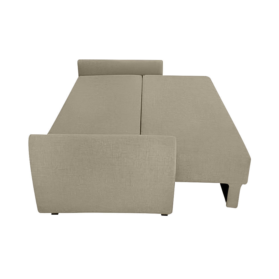 Sofá Cama Sunny em Linho Cinza 2,10m - Imagem 3