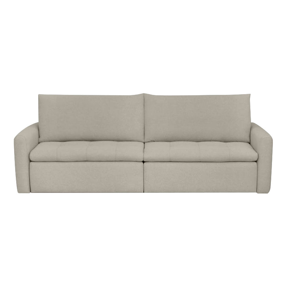 Sofá Lapidus em Caixa em Linho Cinza 2,10m - Imagem 2