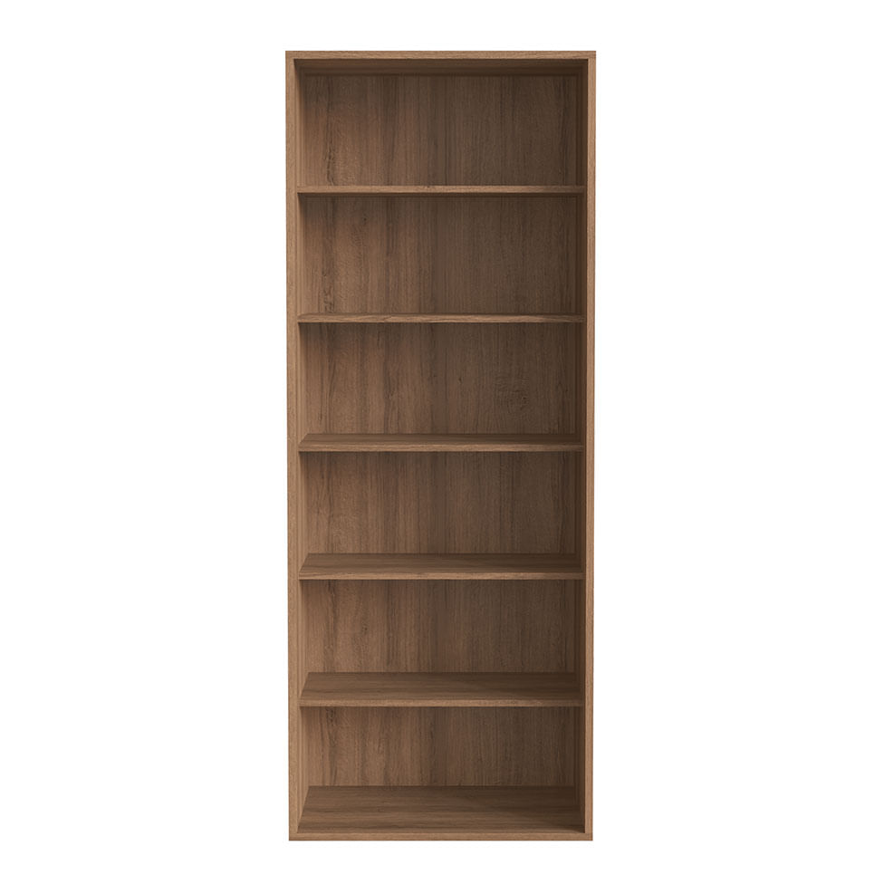 Estante Livreiro 1 Porta Mel e Grafite - Imagem 2