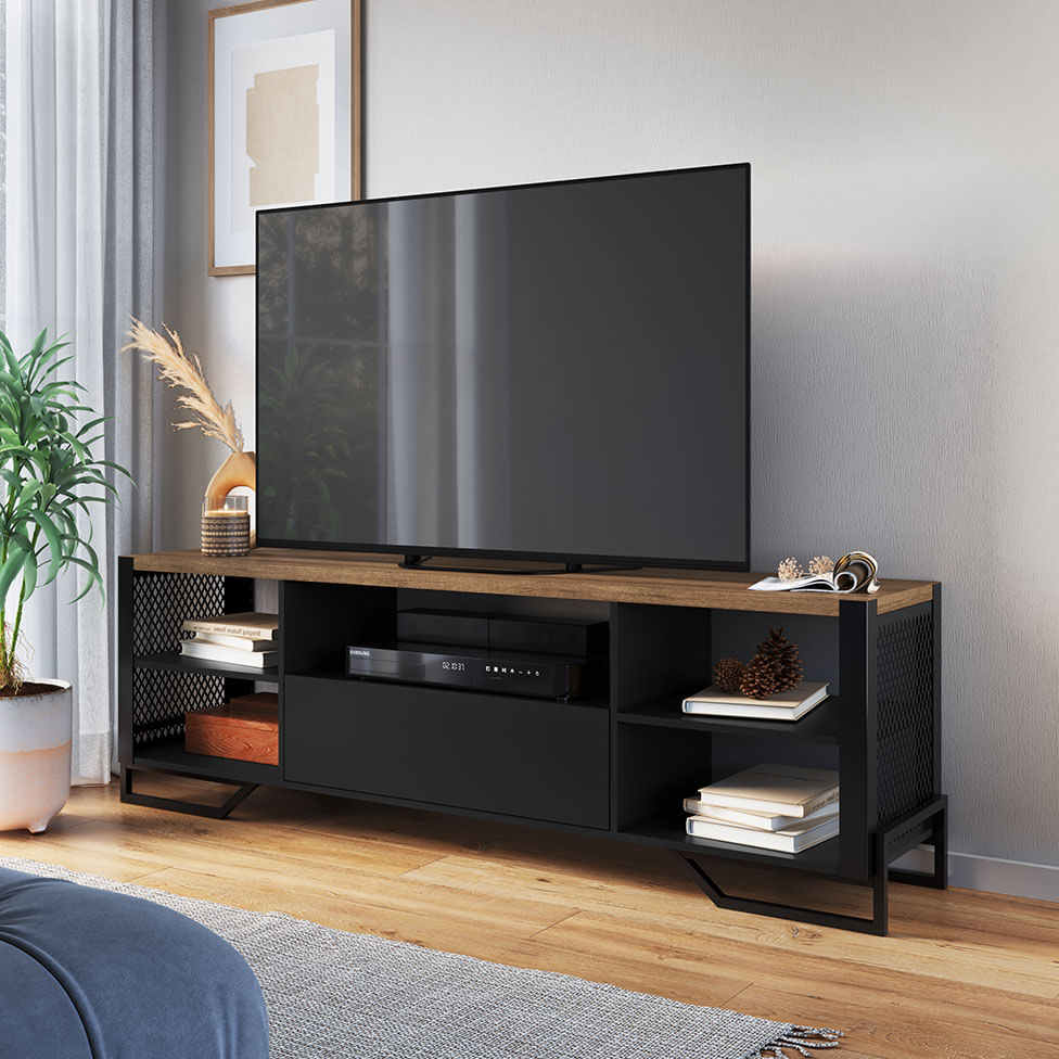 Rack Industrial com 1 Gaveta Preto - Imagem 3