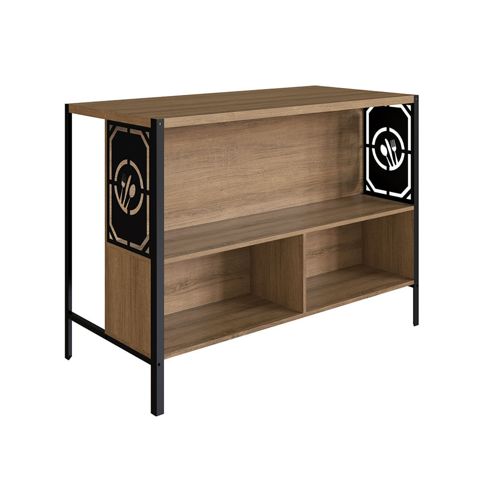 Ilha Gourmet Industrial para Cozinha Mel - Imagem 2