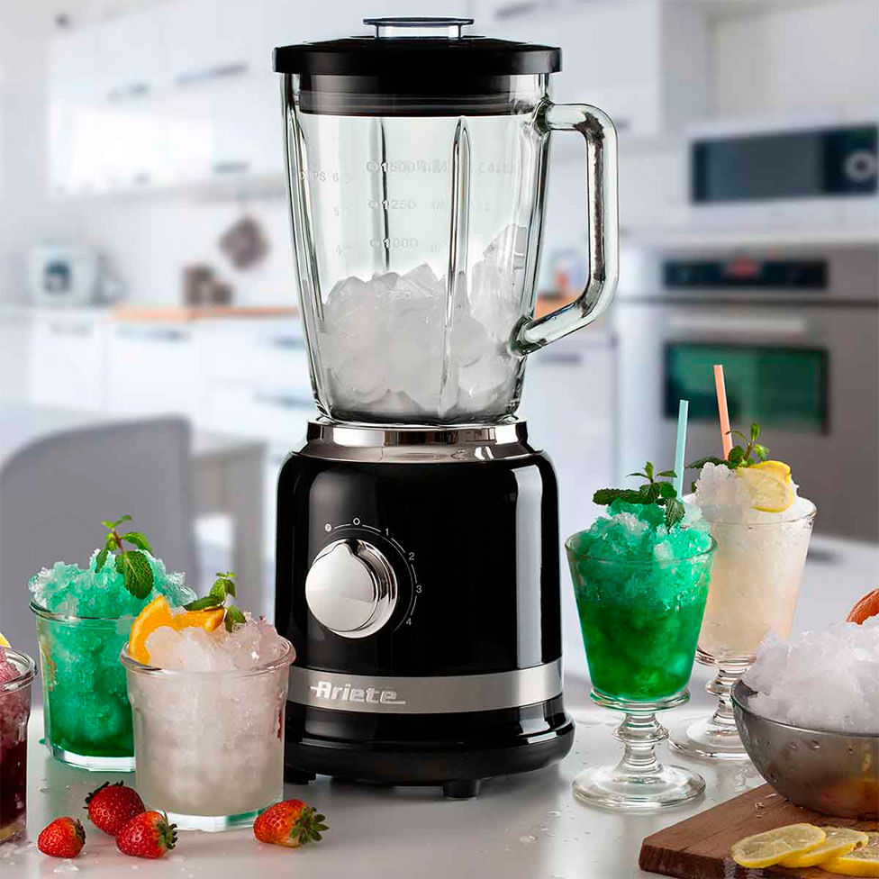 Liquidificador Moderna Ariete Preto Copo de Vidro 1,5 Litros 1000 Watts - 127V - Imagem 2