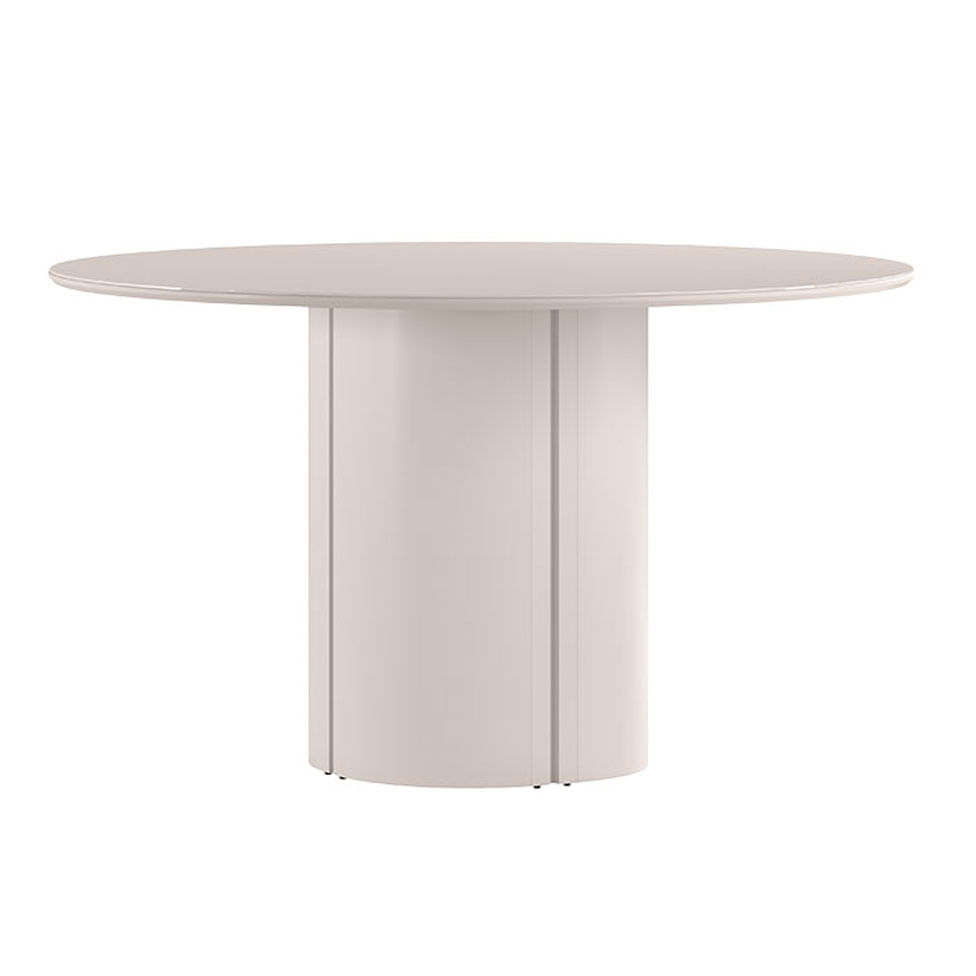 Mesa de Jantar Serena Redonda Off White 1,35m