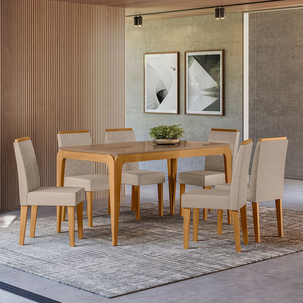 Mesa de Jantar Aurea Ype 1,60m - Imagem 2