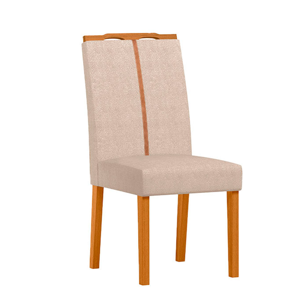 Cadeira Serena em Boucle Gelo com Base Ype