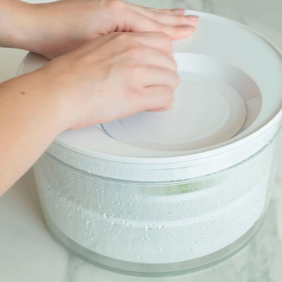 Secador Organizador de Salada Clear Fresh 5,5L - Ou - Imagem 4