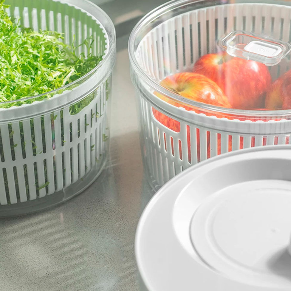 Secador Organizador de Salada Clear Fresh 5,5L - Ou - Imagem 6