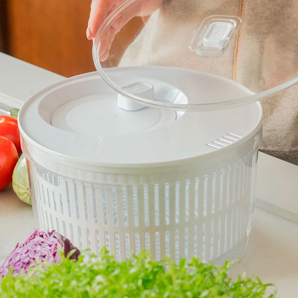 Secador Organizador de Salada Clear Fresh 5,5L - Ou - Imagem 7