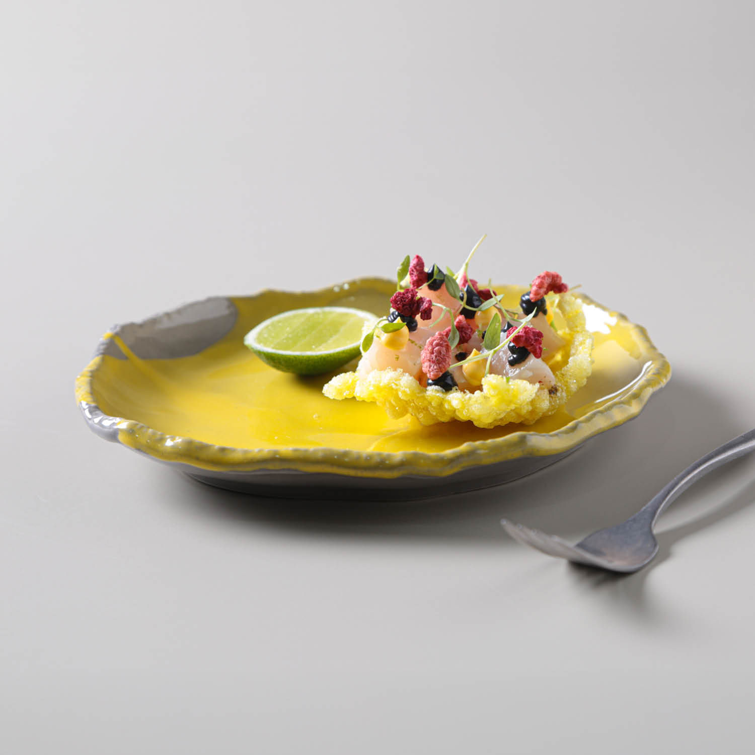 Conjunto com 4 Pratos de Sobremesa Orgânico Eco Cerrado Ø19cm - Imagem 4