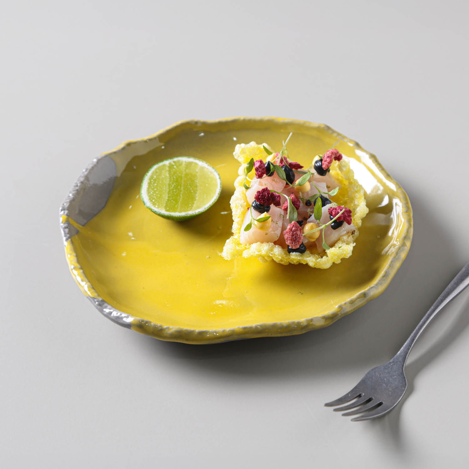 Conjunto com 4 Pratos de Sobremesa Orgânico Eco Cerrado Ø19cm - Imagem 2