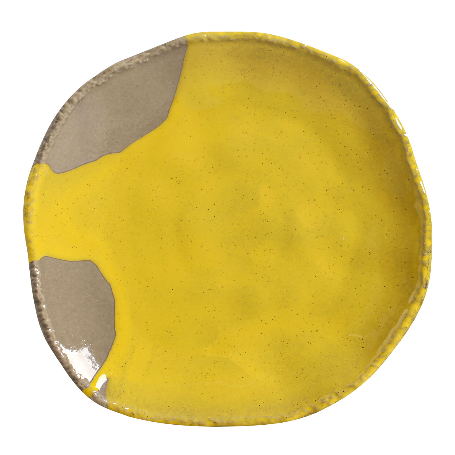 Conjunto com 4 Pratos Raso Orgânico Eco Cerrado Ø27,5cm